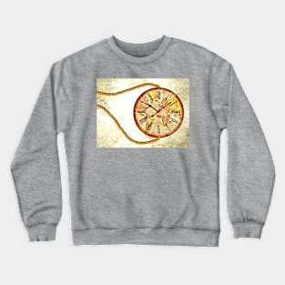 Clocks Vintage Grunge Crewneck Sweatshirt